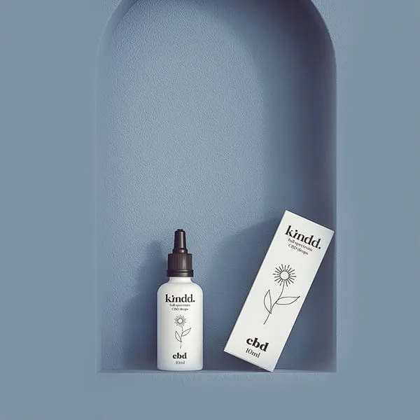 custom tincture packaging with log
